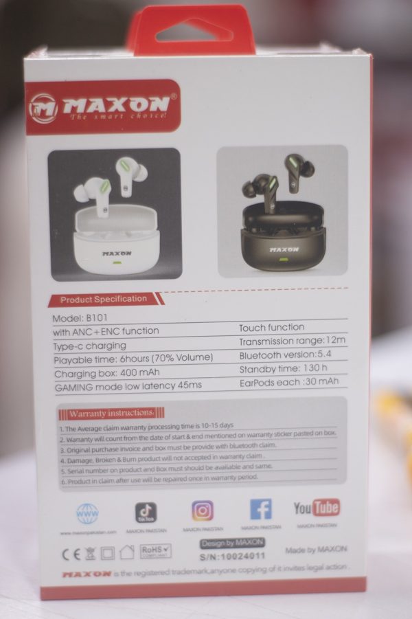 Maxon B-101 Sky Stone Earbuds