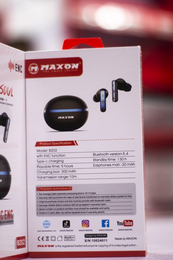 Maxon B-202 Sound Soul Earbuds